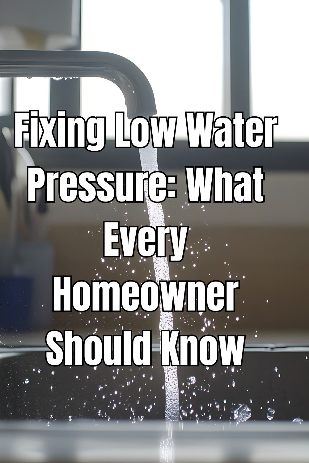 Fixing Low Water Pressure What Every Homeowner Should Know