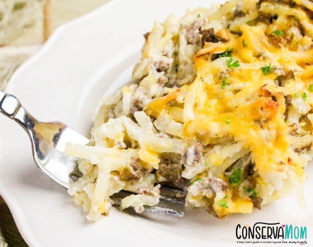 Hamburger hashbrown Casserole 