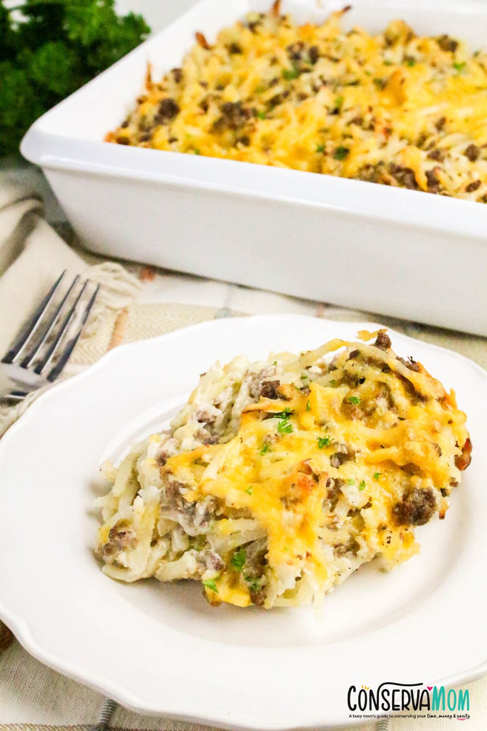 Hamburger hashbrown Casserole 