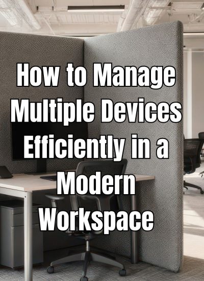 How to Manage Multiple Devices Efficiently in a Modern Workspace