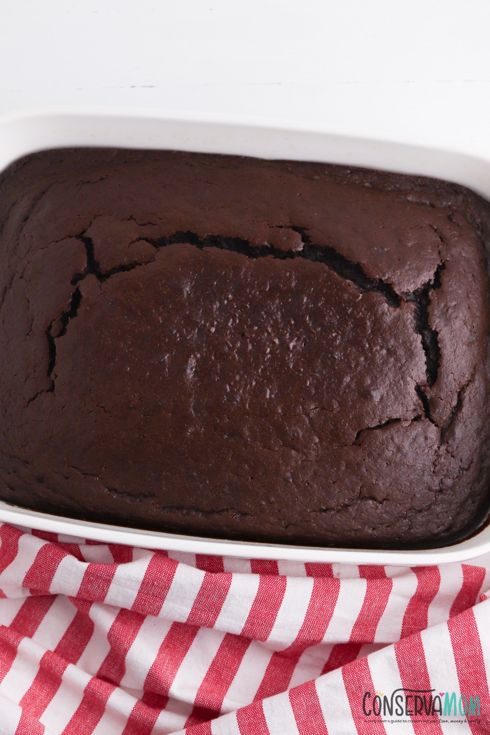 Chocolate Peppermint Poke cake