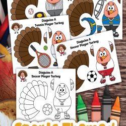 Sports themed disguise a turkey