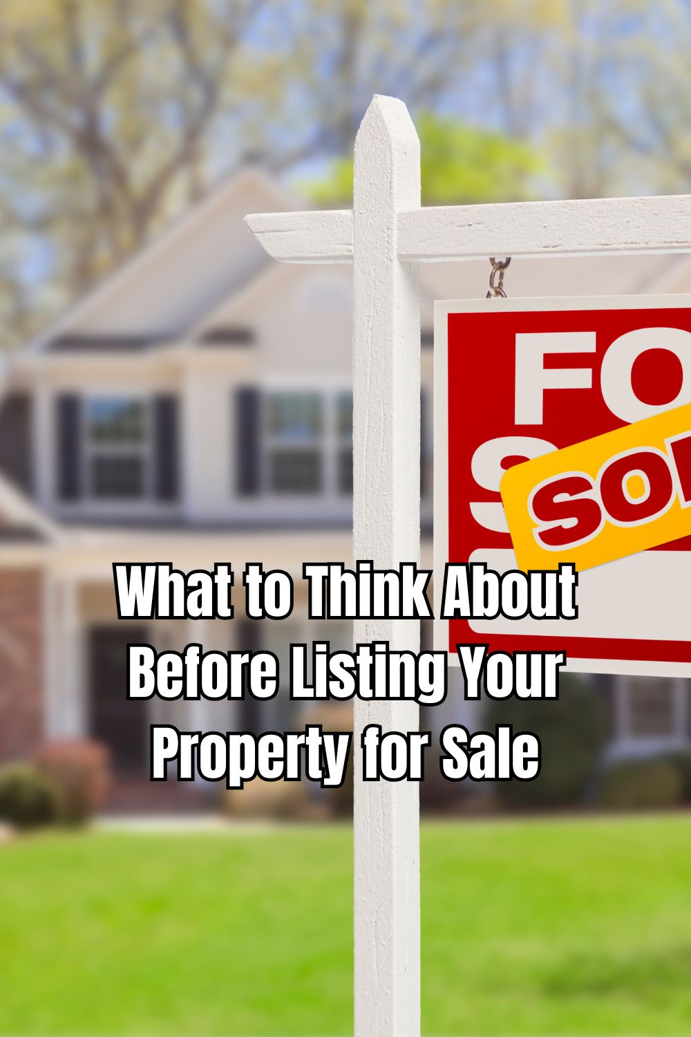 What to Think About Before Listing Your Property for Sale