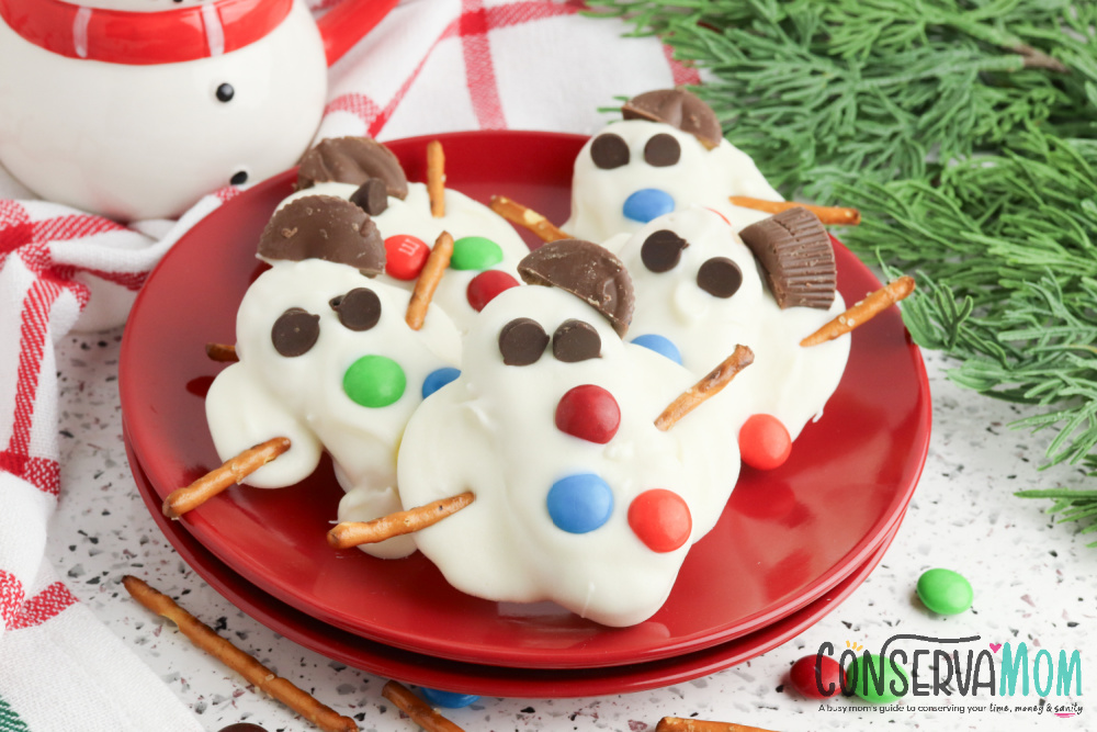 melted snowman cookies