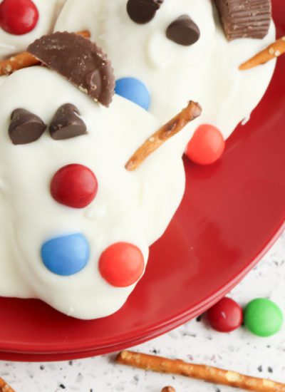 melted snowman cookies