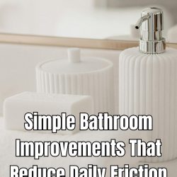 Simple Bathroom Improvements That Reduce Daily Friction