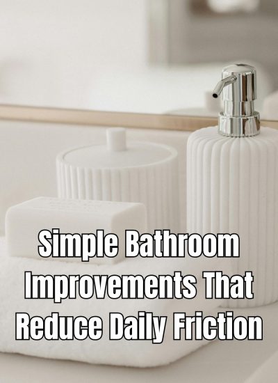 Simple Bathroom Improvements That Reduce Daily Friction