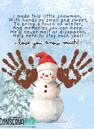 Snowman Handprint