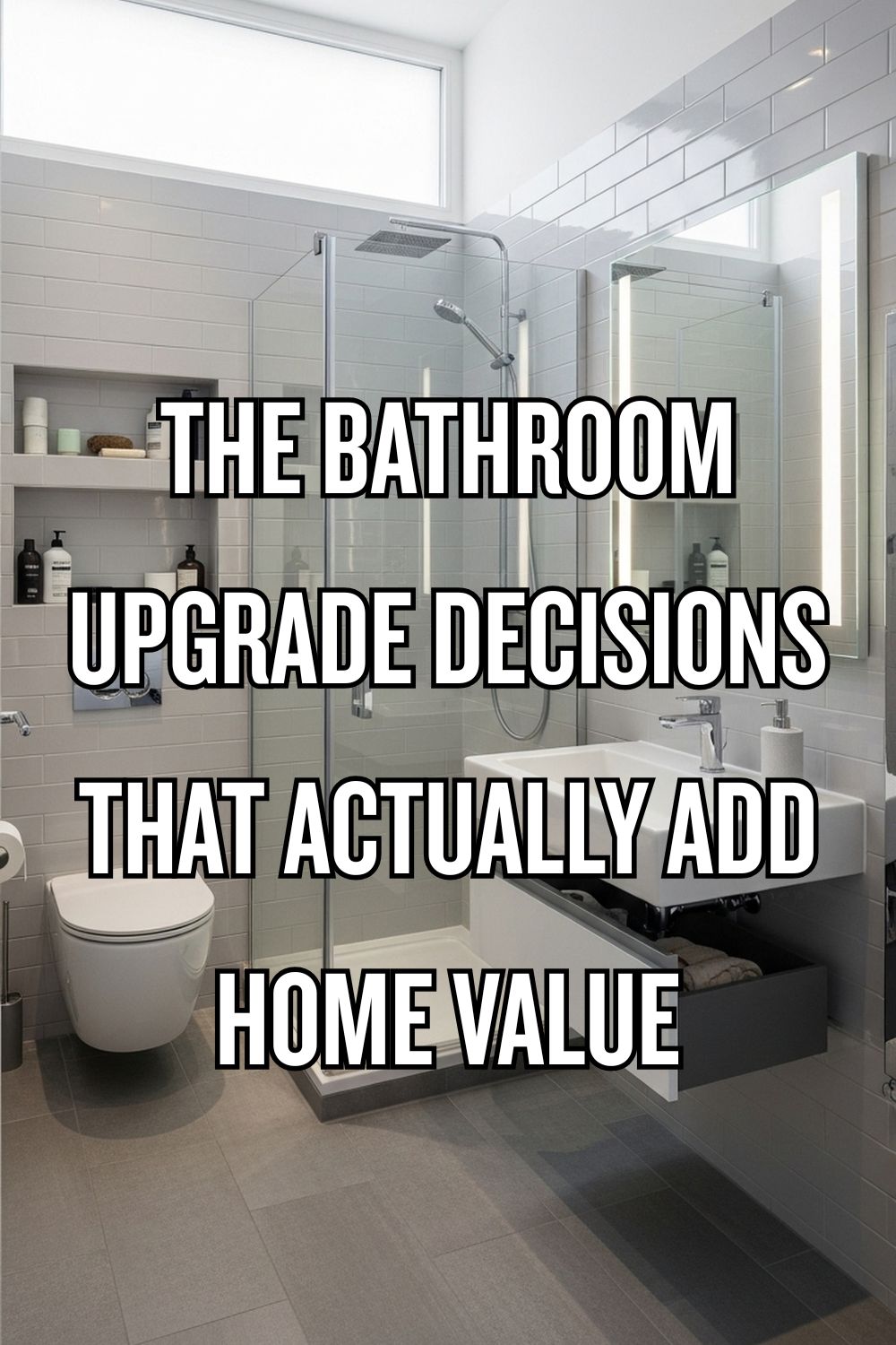 The Bathroom Upgrade Decisions That Actually Add Home Value