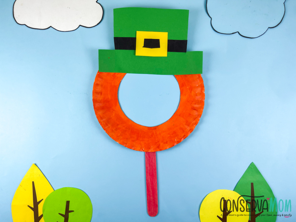 leprechaun mask craft