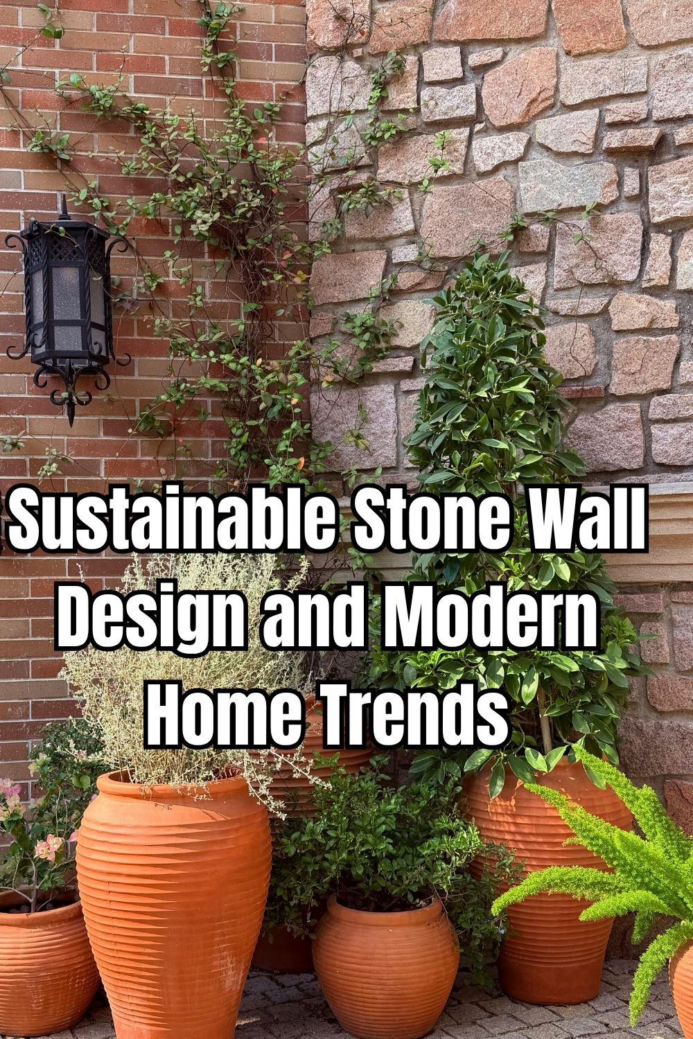 Sustainable Stone Wall Design and Modern Home Trends