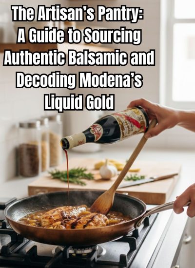 The Artisan’s Pantry: A Guide to Sourcing Authentic Balsamic and Decoding Modena’s Liquid Gold
