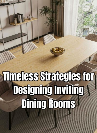 Timeless Strategies for Designing Inviting Dining Rooms