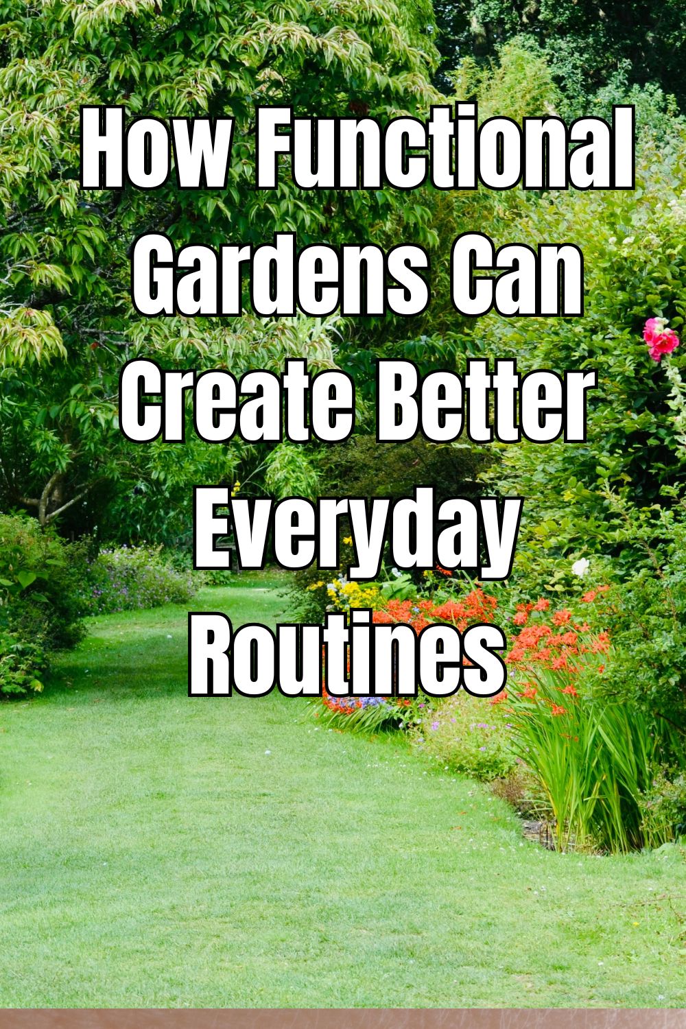 How Functional Gardens Can Create Better Everyday Routines