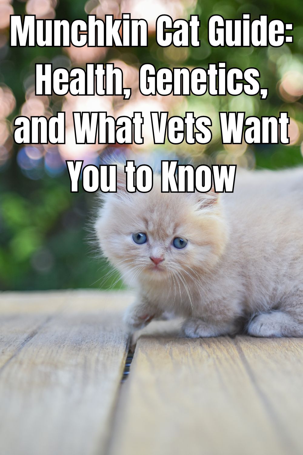 Munchkin Cat Guide Health, Genetics, and What Vets Want You to Know