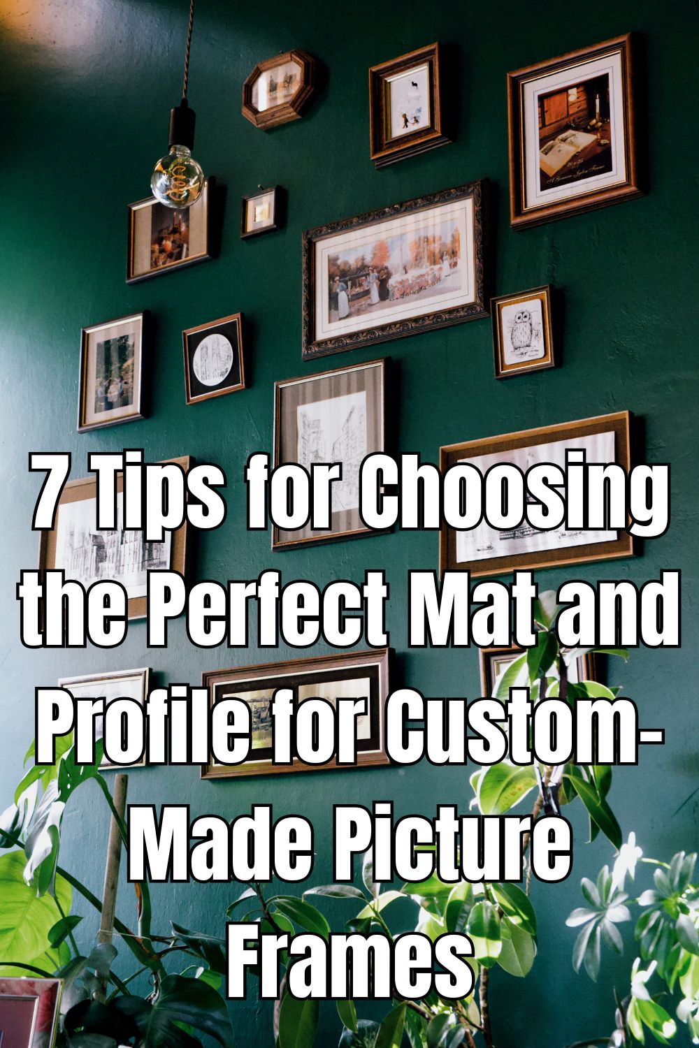 Explore 7 tips for choosing the perfect mat and profile for custom-made picture frames that highlight your artwork beautifully.